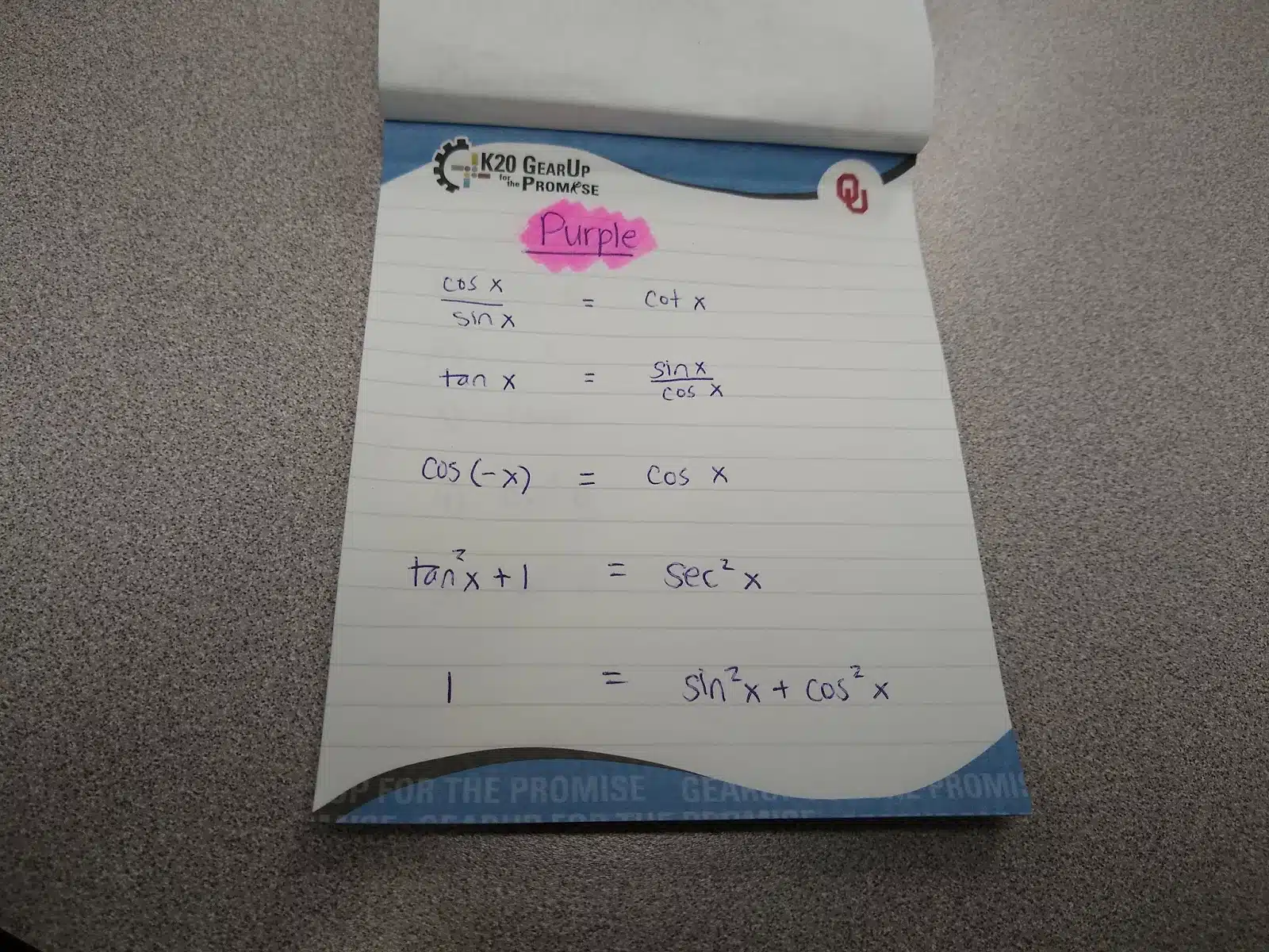 Trig Identities Matching Activity for Pre-Calc