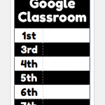 google classroom codes poster.