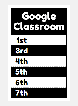 Google Classroom Poster