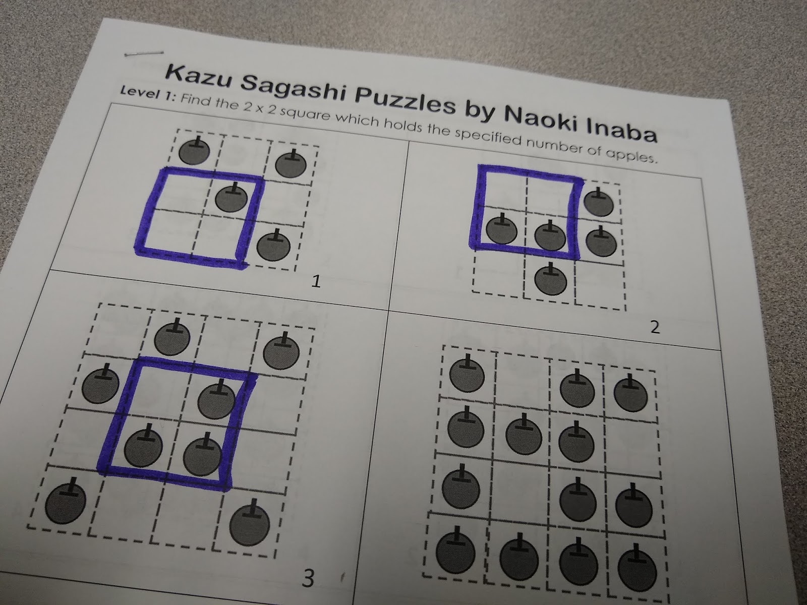 Kazu Sagashi Puzzles from Naoki Inaba