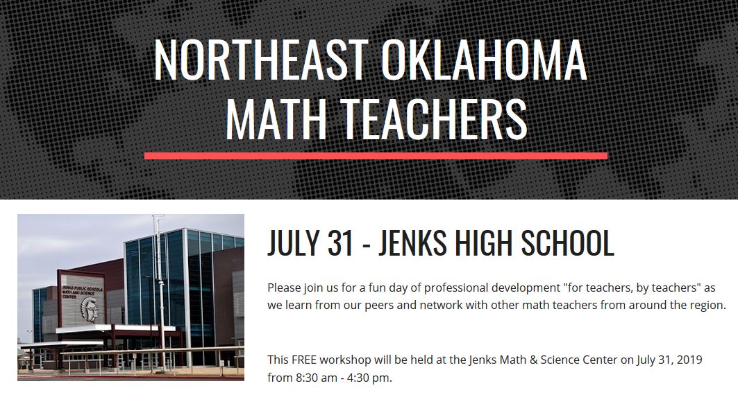 Northeast Oklahoma Math Teachers Gathering