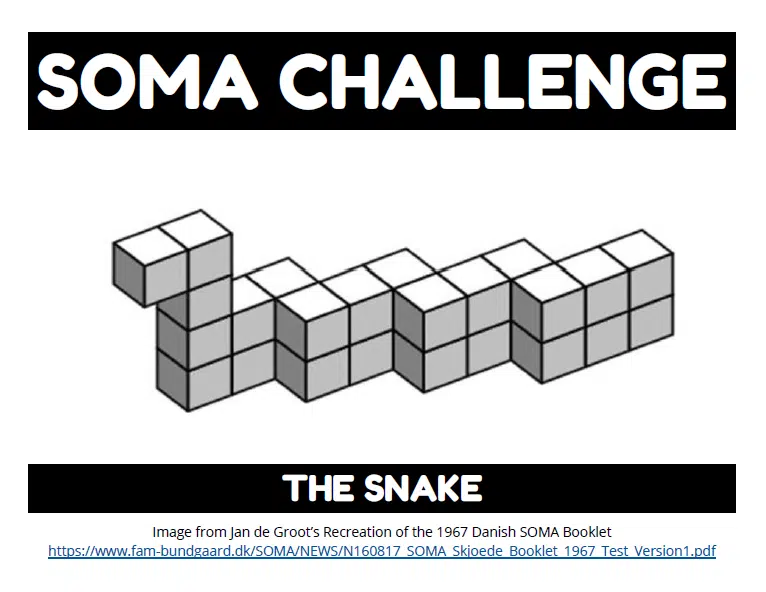 SOMA Blocks Tutorial and 31 Printable Challenges