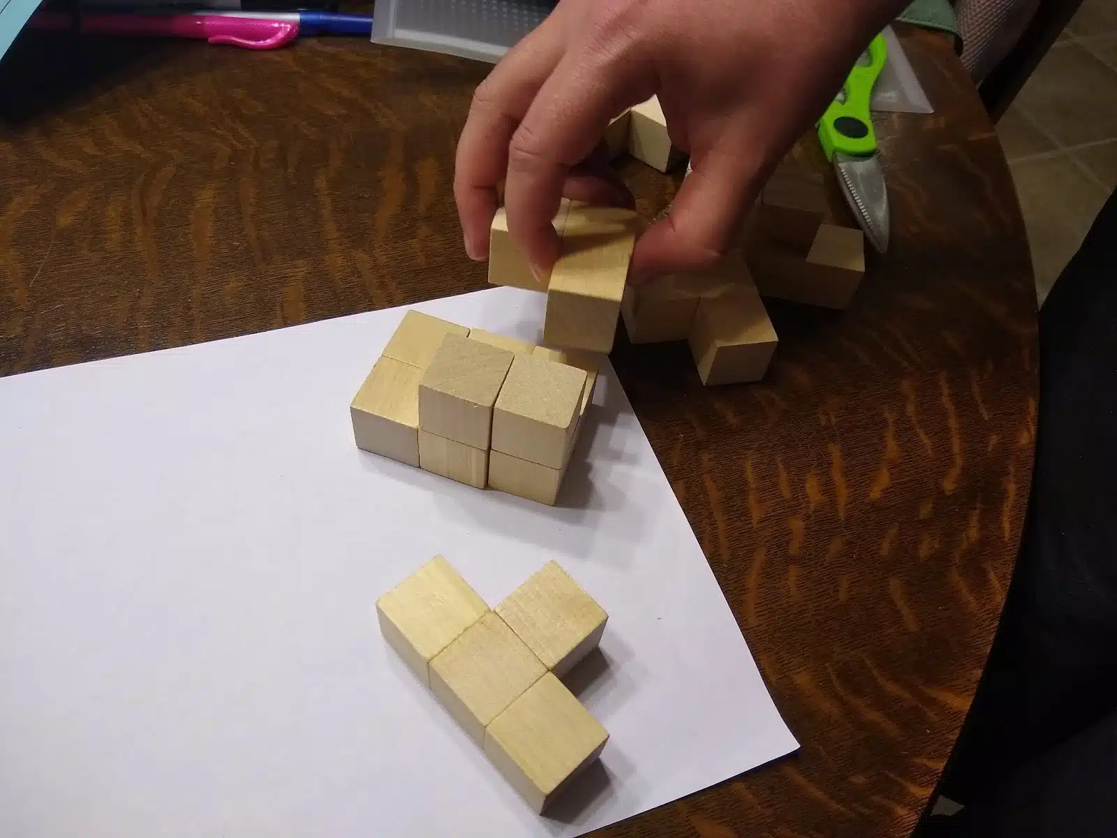 Make a Soma cube puzzle