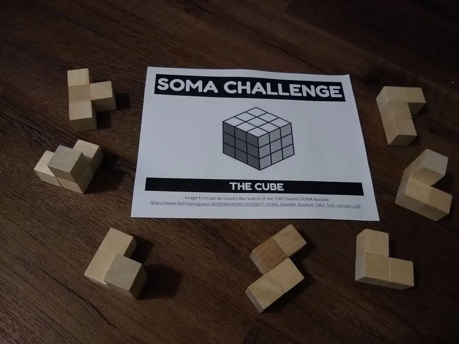 soma cube challenge. 