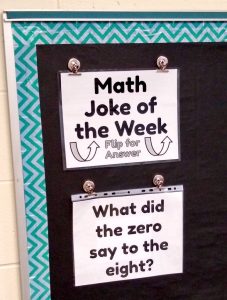math joke of the week poster.