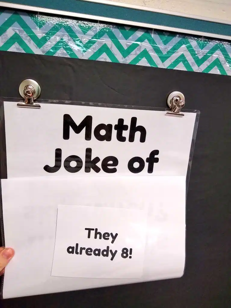 Math Joke of the Week Posters