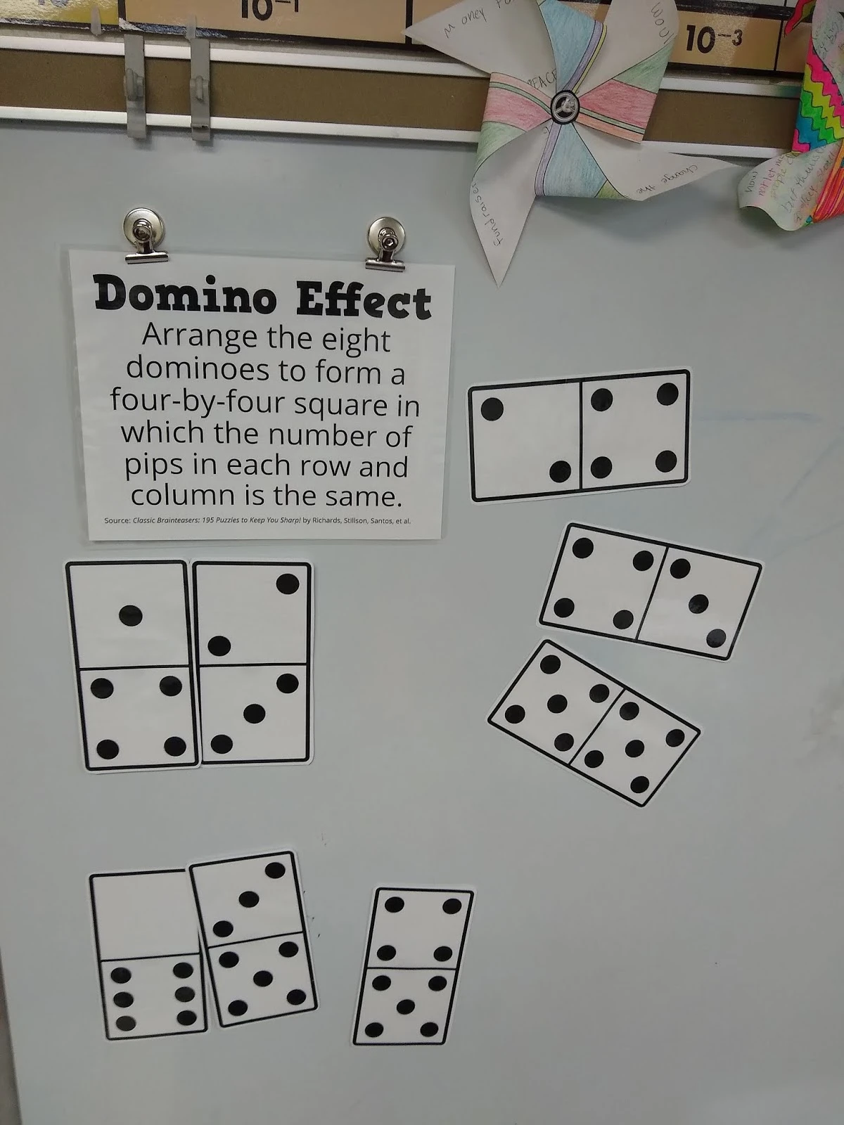 Manier deelnemen Alabama Domino Effect Puzzle | Math = Love