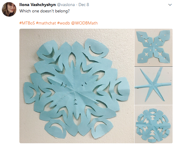 snowflake which one doesn't belong puzzle 