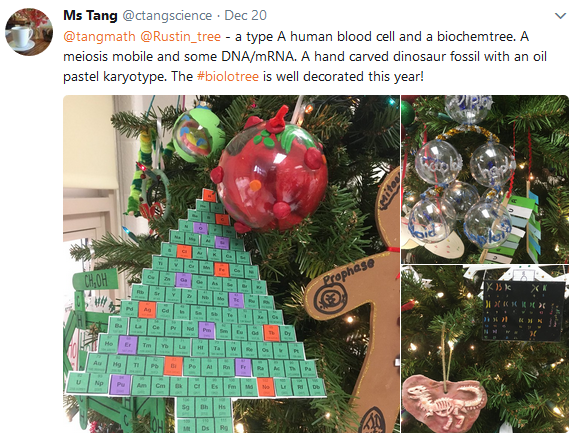 biology christmas tree 