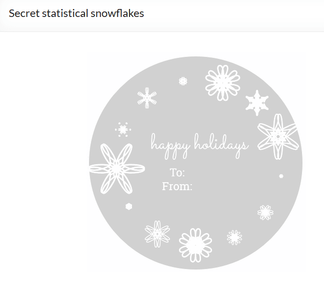 Statistical Snowflakes 