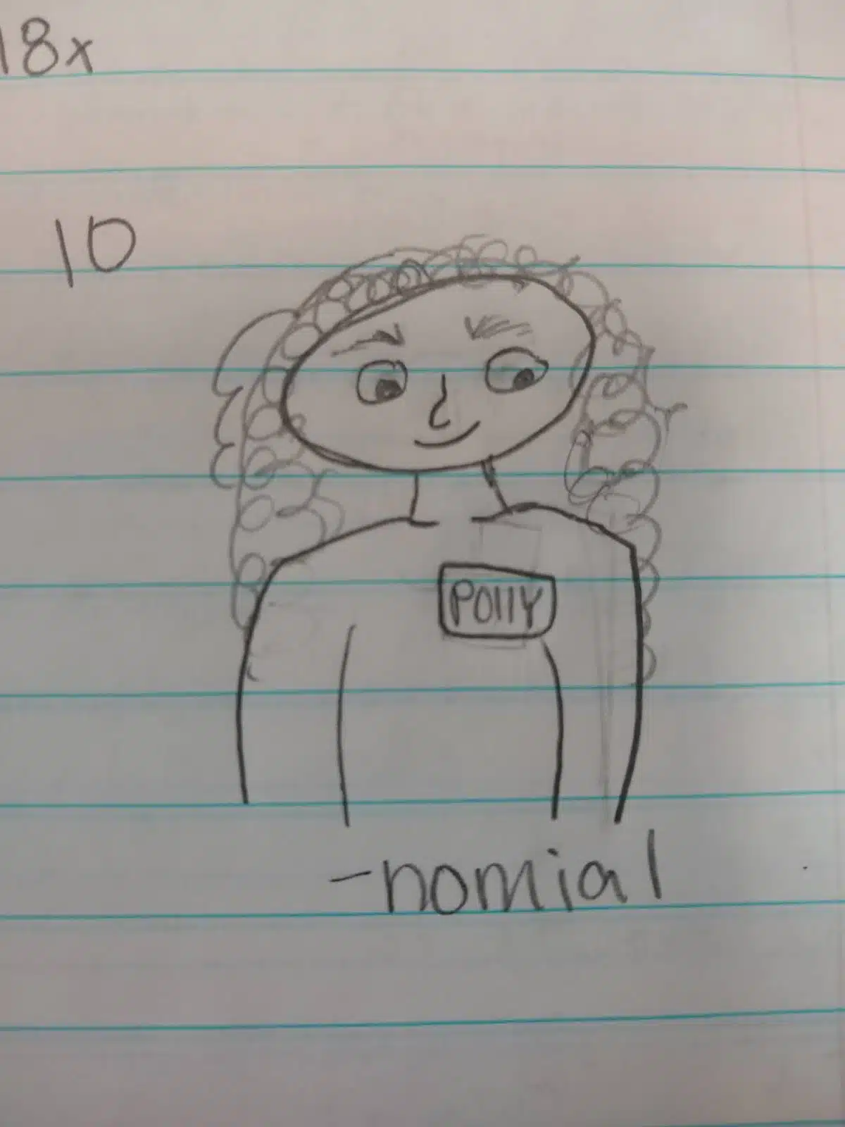 Student Drawing of "Polly"nomial