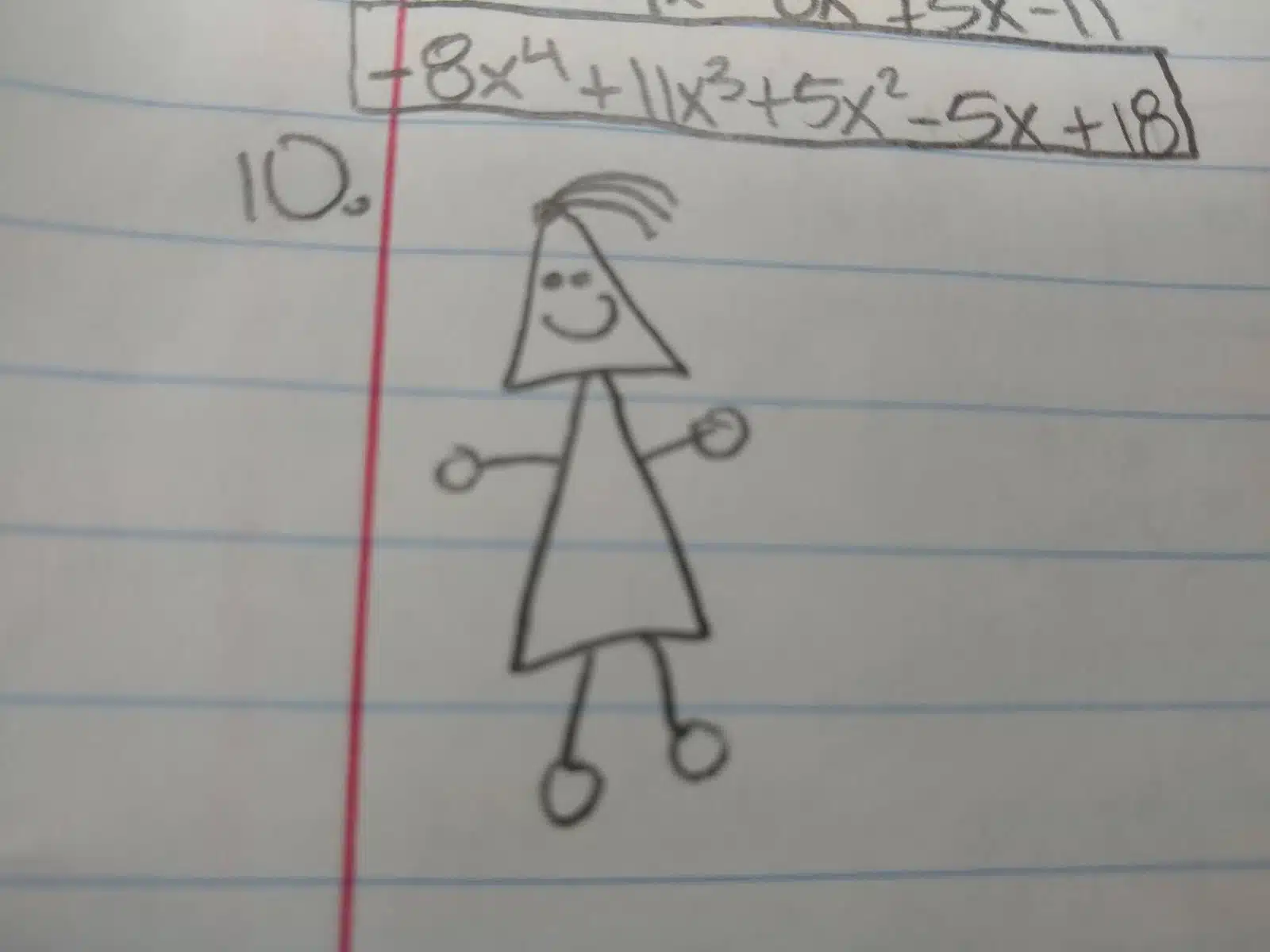 Student Drawing of "Polly"nomial