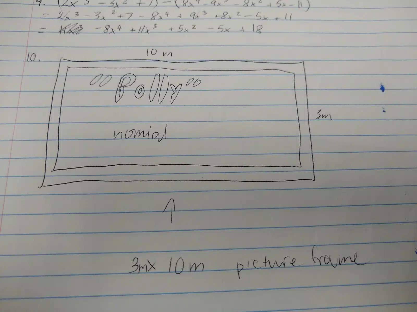 Student Drawing of "Polly"nomial