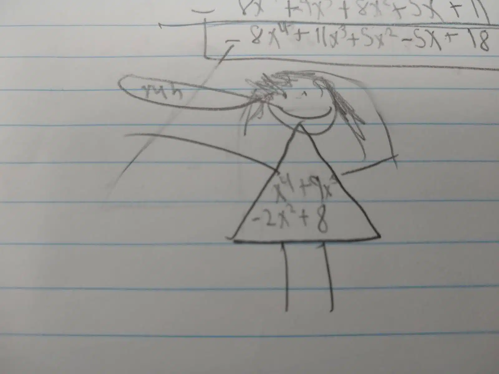 Student Drawing of "Polly"nomial