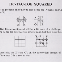 Tic Tac Toe Squared Instructions.