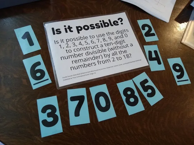 Is It Possible Number Divisibility Puzzle.
