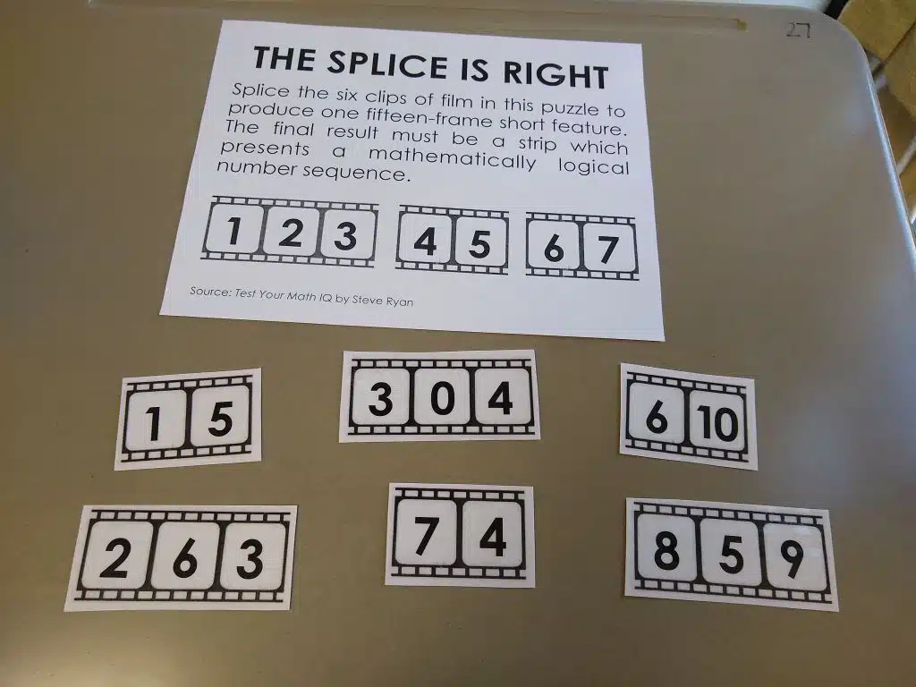 The Splice is Right Puzzle