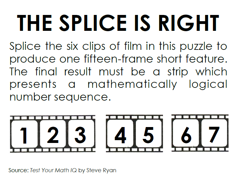 The Splice is Right Puzzle