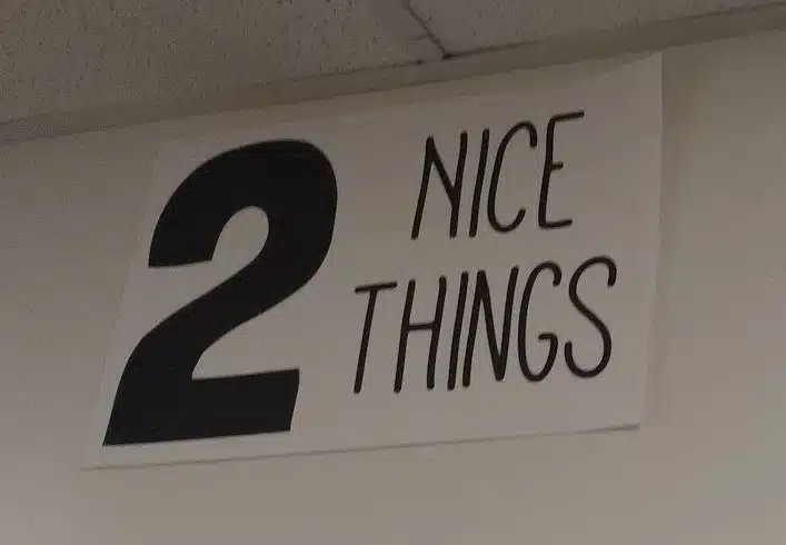 2 Nice Things Poster - two nice things