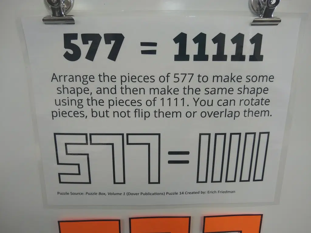 577 = 11111 Puzzle