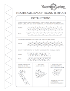 Free Printable Hexaflexagon Templates | Math = Love