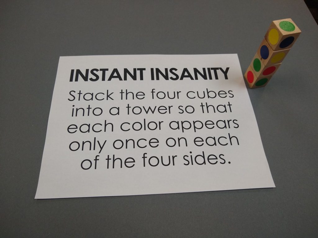 DIY Instant Insanity Puzzle | Math = Love