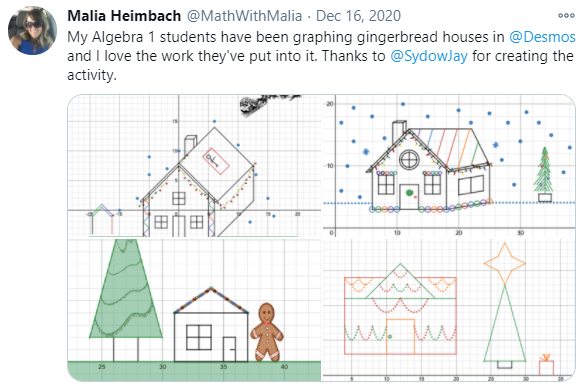 desmos gingerbread graphing contest