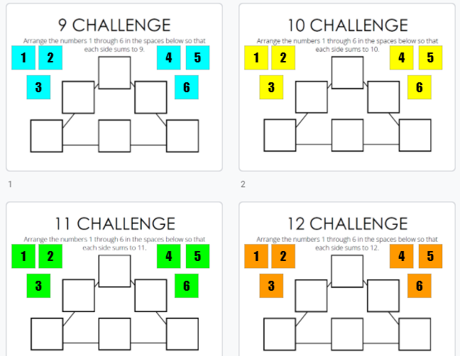 9-10-11-12 Challenge Math Puzzle Brainteaser 