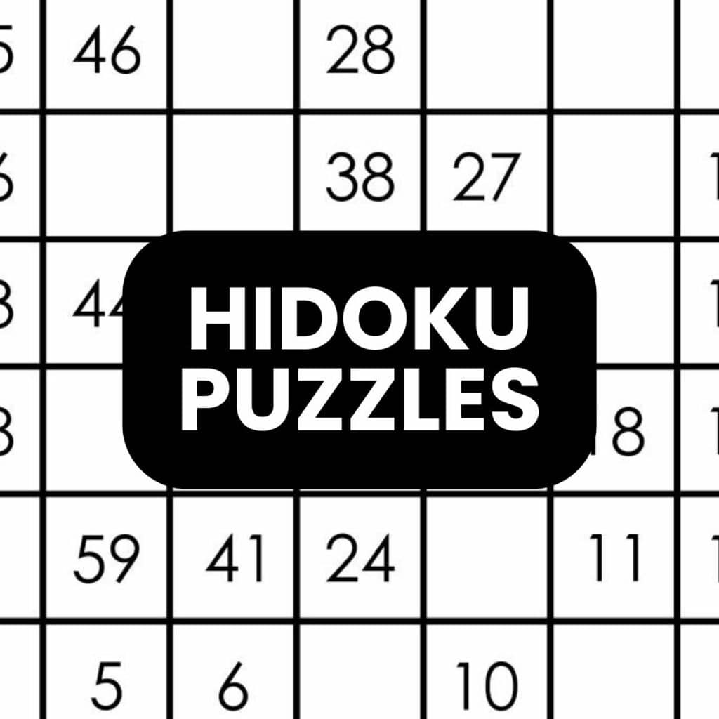 hidoku (hidato) logic puzzles free printable pdf.