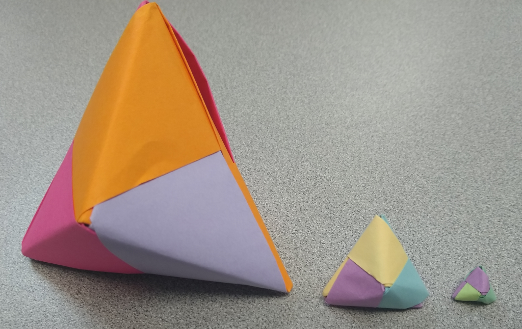 sonobe tetrahedron toshie's jewel modular origami