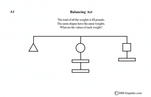 Balancing Act Puzzles.