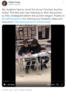 Function Auction Activity | Math = Love
