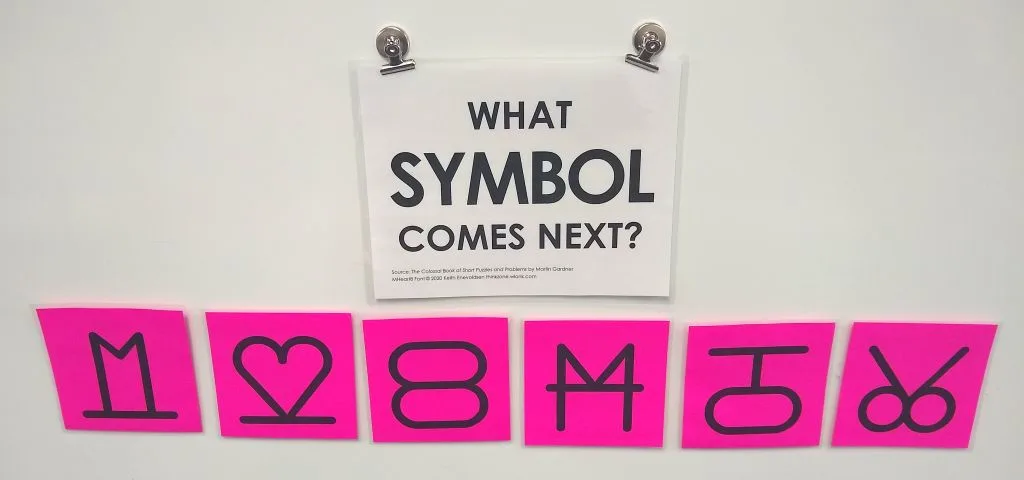 M Heart 8 Puzzle What Symbol Comes Next? 