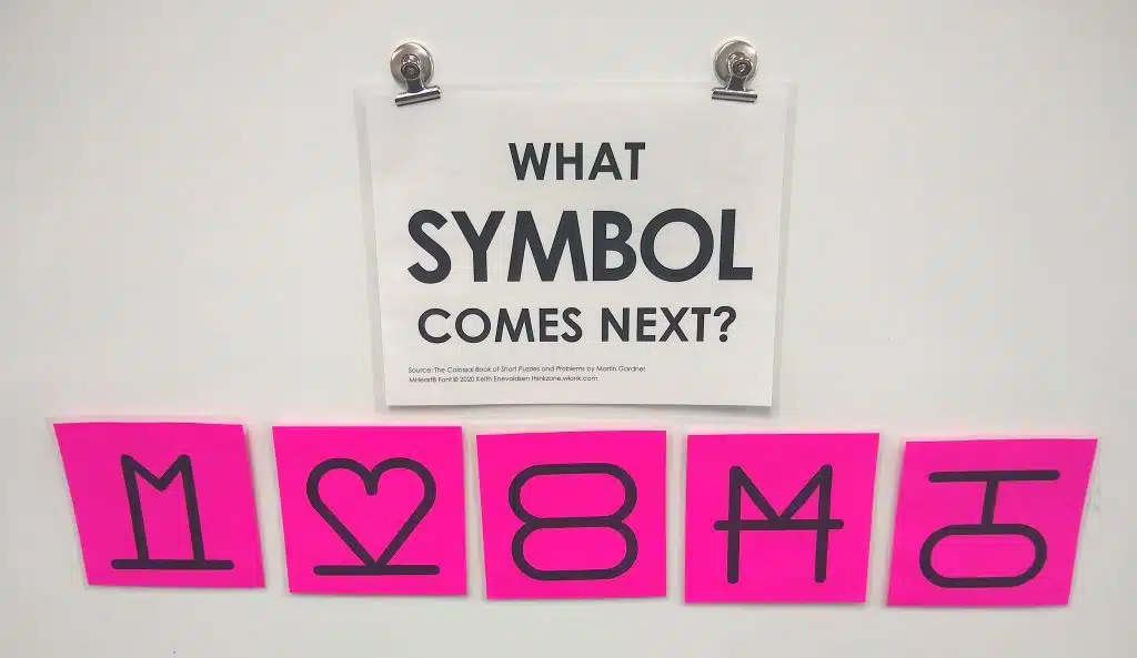 M Heart 8 Puzzle What Symbol Comes Next? 