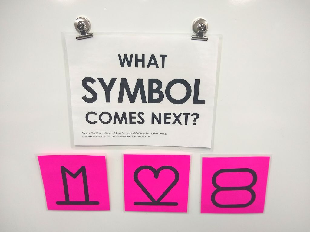 M Heart 8 Puzzle What Symbol Comes Next? 
