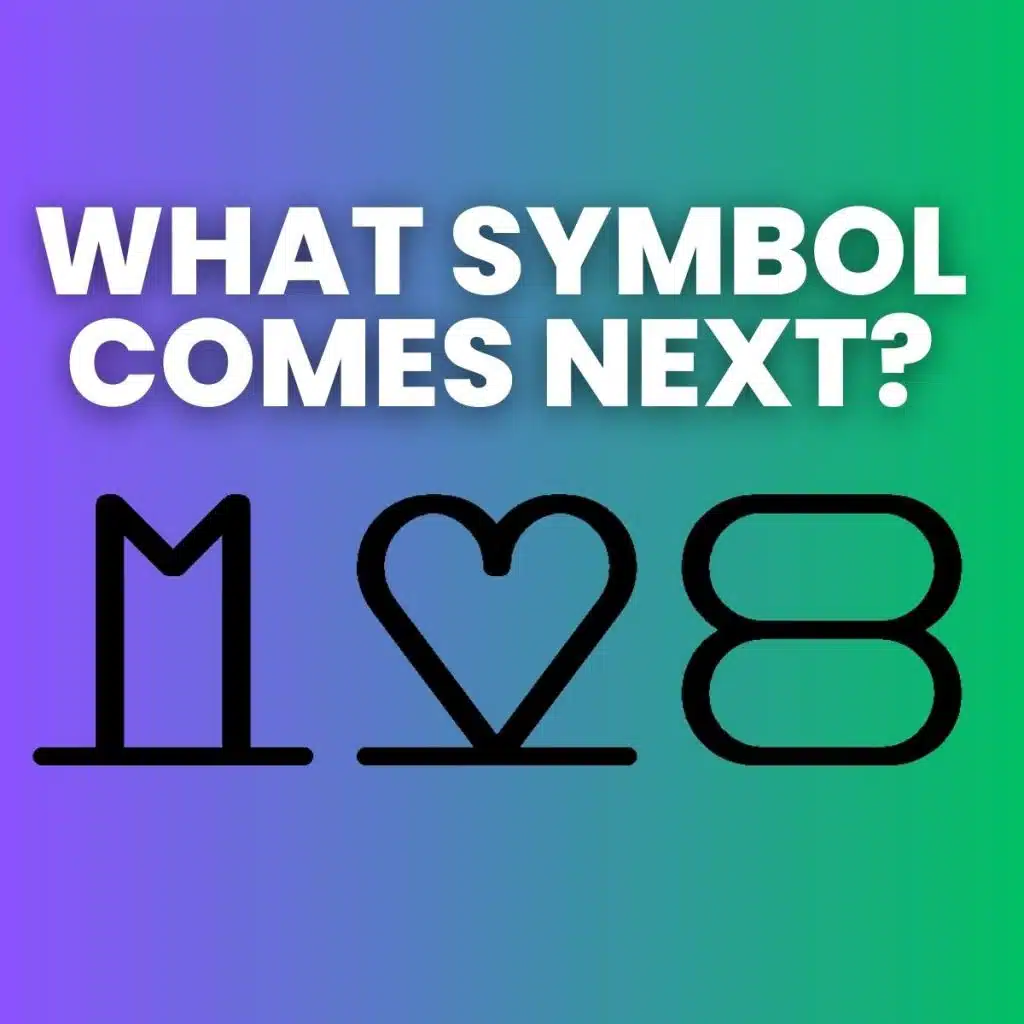 what symbol comes next in the m heart 8 puzzle?