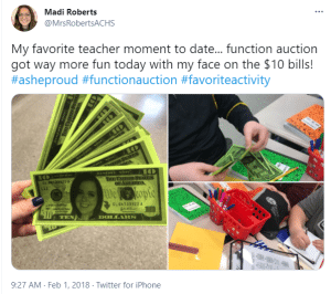 Function Auction Activity | Math = Love