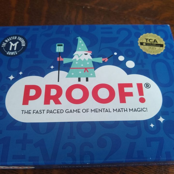 Proof math Game Box.