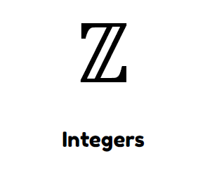 integers symbol. 