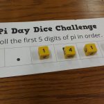 Pi Day Dice Challenge Activity.
