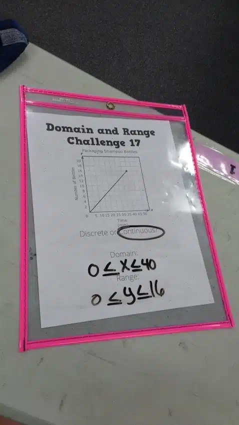 Domain and Range Challenge