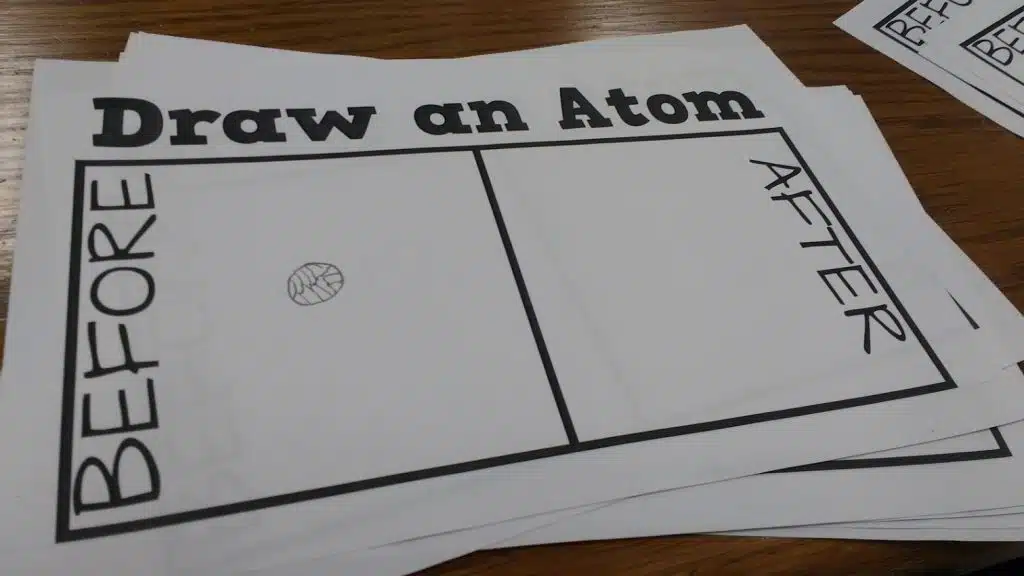 Draw an Atom: Before and After Activity