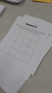 Connect 4 Activity Game Board
