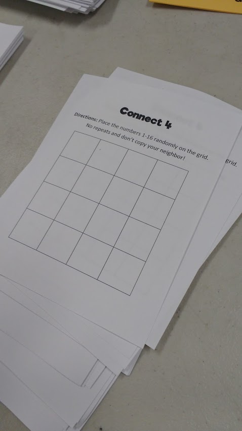 Literal Equations Connect 4 Activity