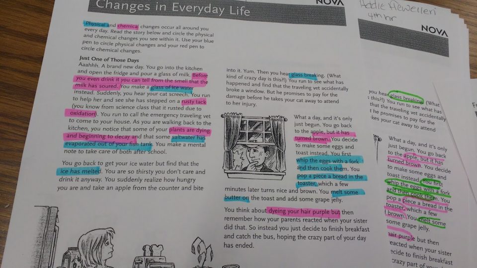 Physical Vs Chemical Changes Story | Math = Love