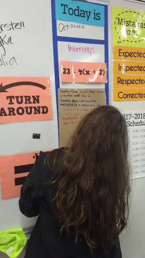 Translating Algebra Expressions Equations Around the Room Activity