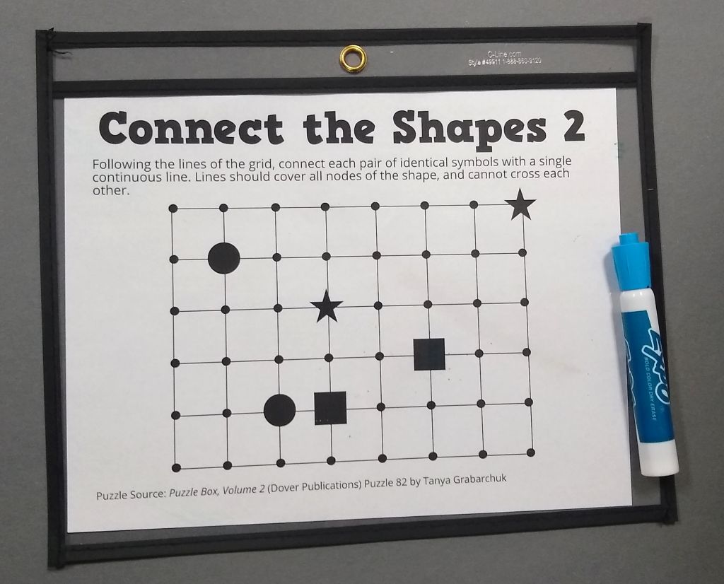 Connect the Shapes Puzzles