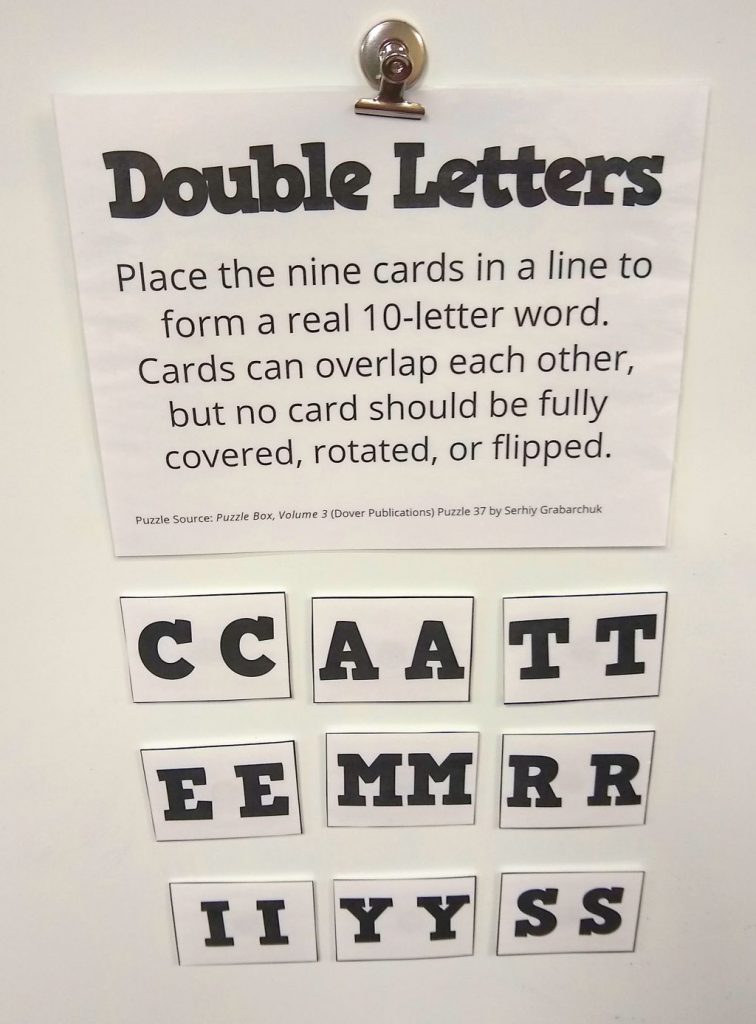 double letters puzzle 