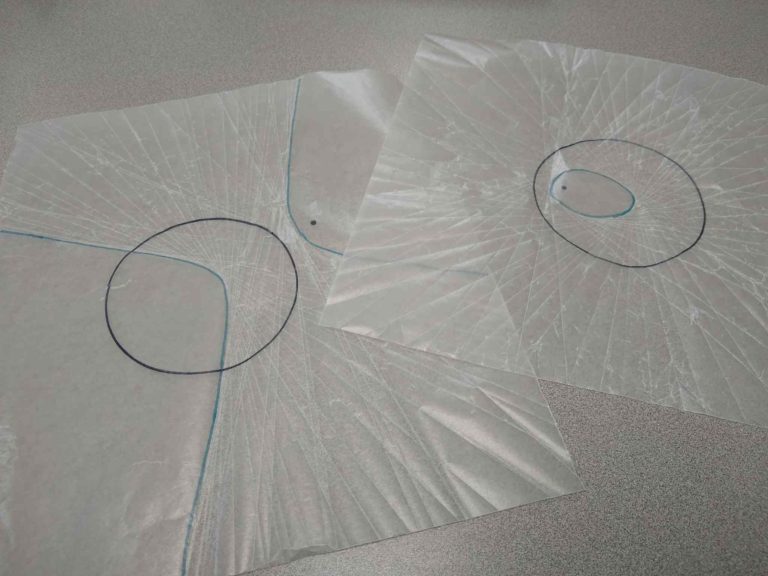Paper Folding an Ellipse Math = Love