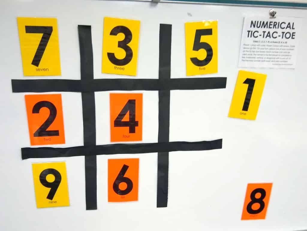 Numerical Tic Tac Toe